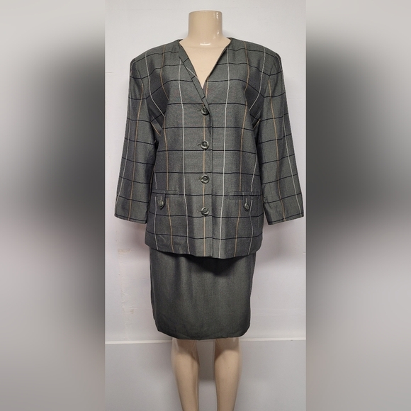 Le Suit Petite 14P Suit & Skirt Set - Picture 1 of 6